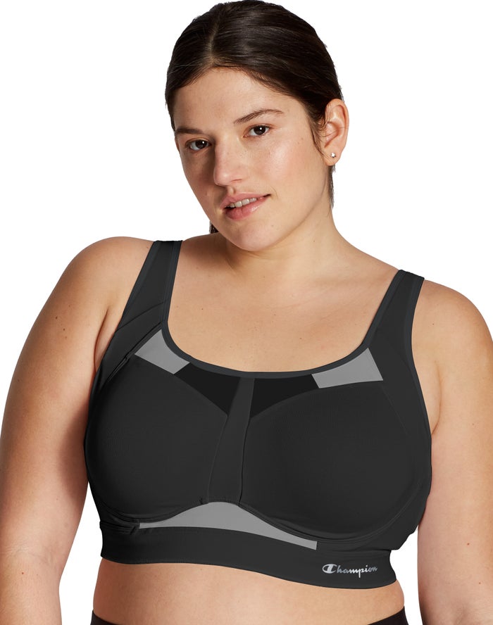 Champion Plus Motion Control Underwire Sport Bh Dames - Zwart - Belgie 0439CPLXB